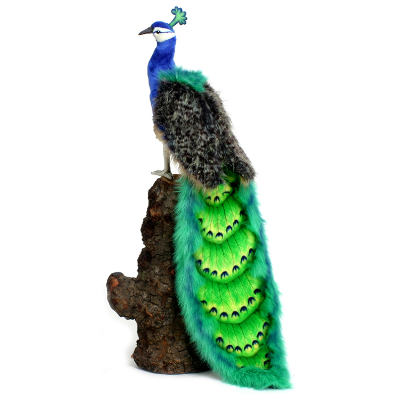 Peacock Bird Soft Toy by Hansa